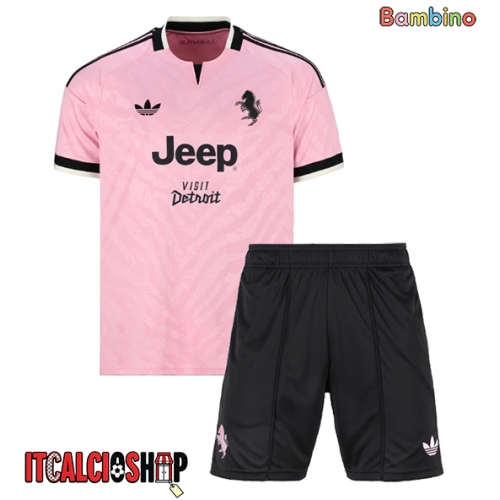 Juventus Nick Woltemade #27 Seconda Maglia Bambino 2026-27 Manica Corta (+ Pantaloni corti)